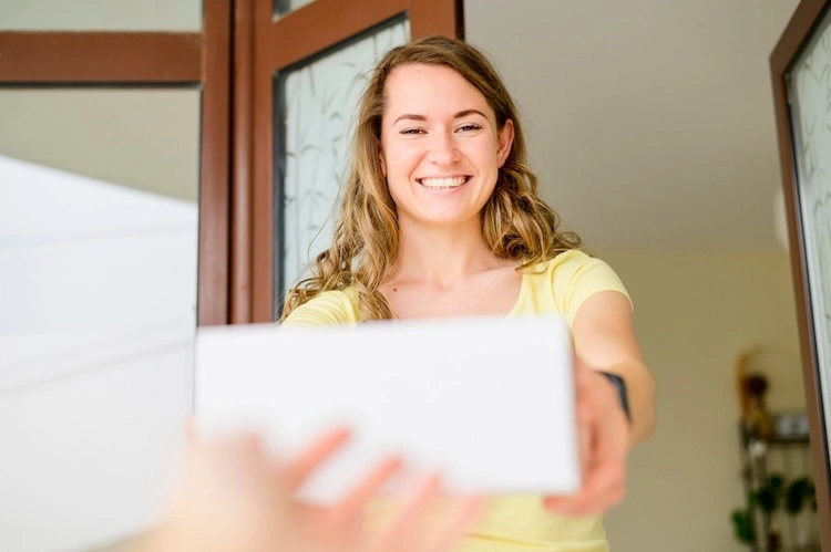 best way to send check in mail