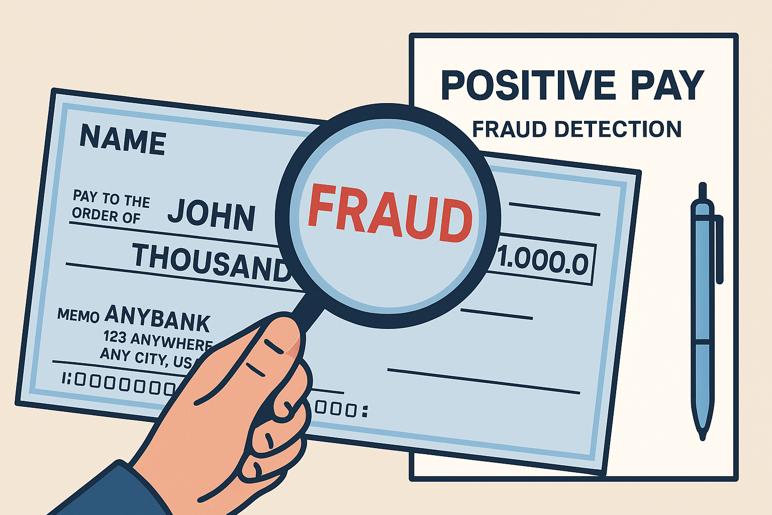 fraud detection with positive pay