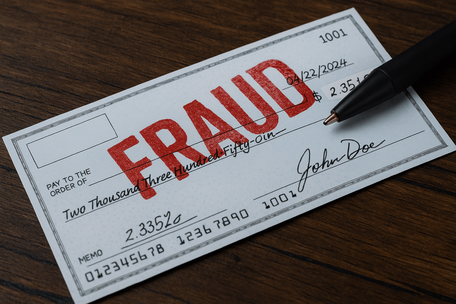 preventing check fraud